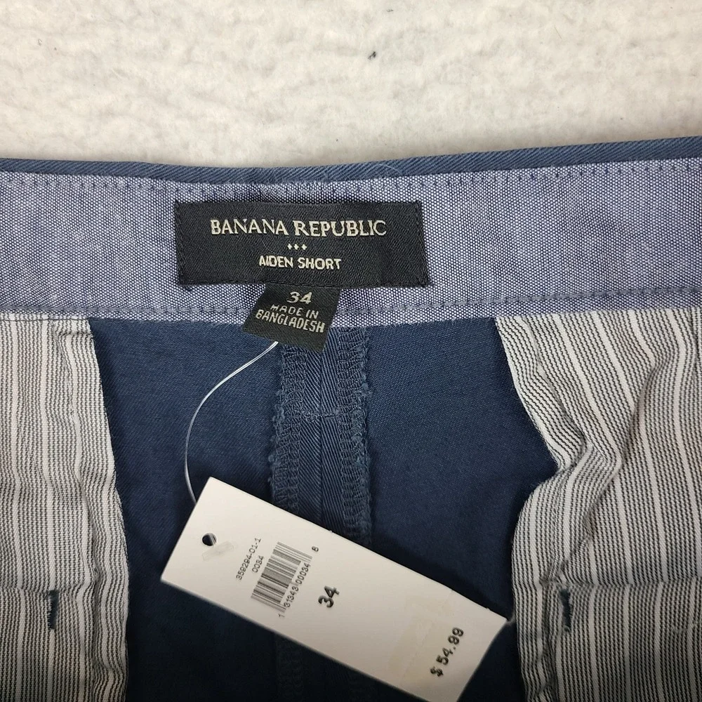 Banana Republic Shorts Mens 34 Blue Aiden 10